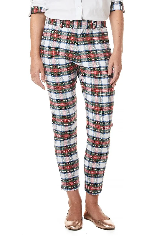 Ankle Capri Stretch Twill Dress Stewart Tartan