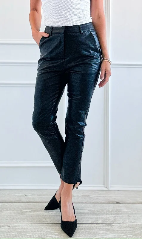 Polished Perfection Slim Pant - Black