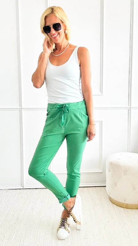 Love Endures Italian Jogger - Kelly Green