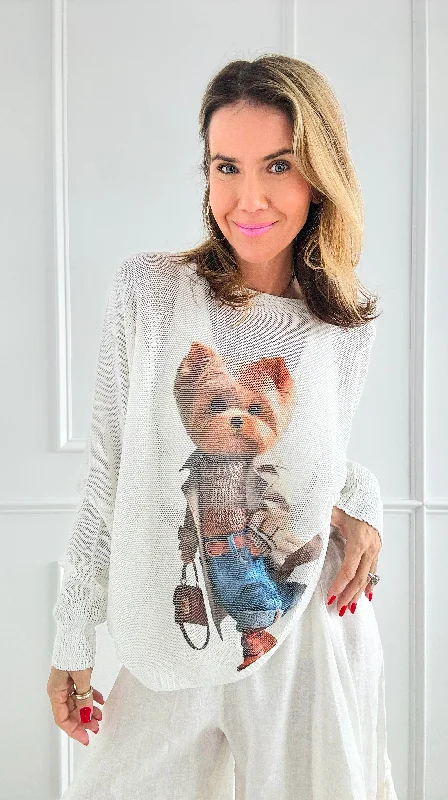 Milo the Yorkie Italian St Tropez Knit