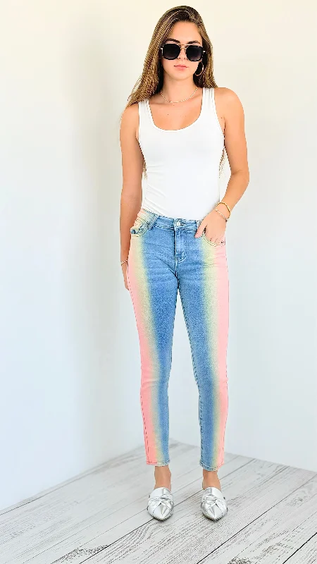 Sunset Fade Skinny Jeans