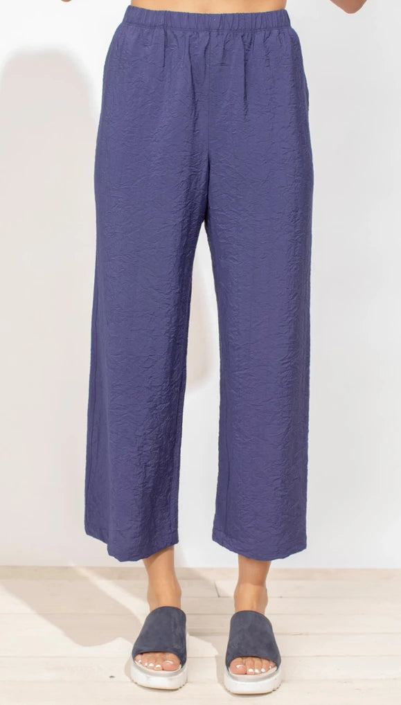 Crinkle Rayon Easy Pant by Escape