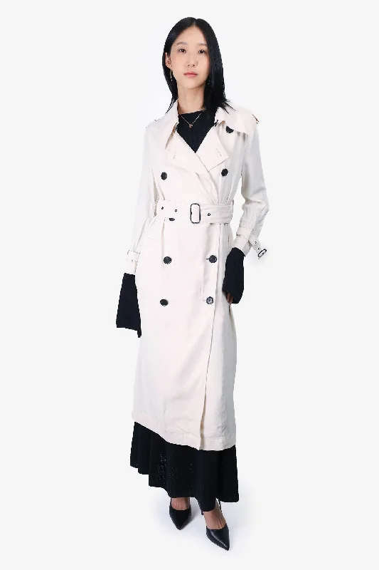 Acne Cream Trench Coat size 32