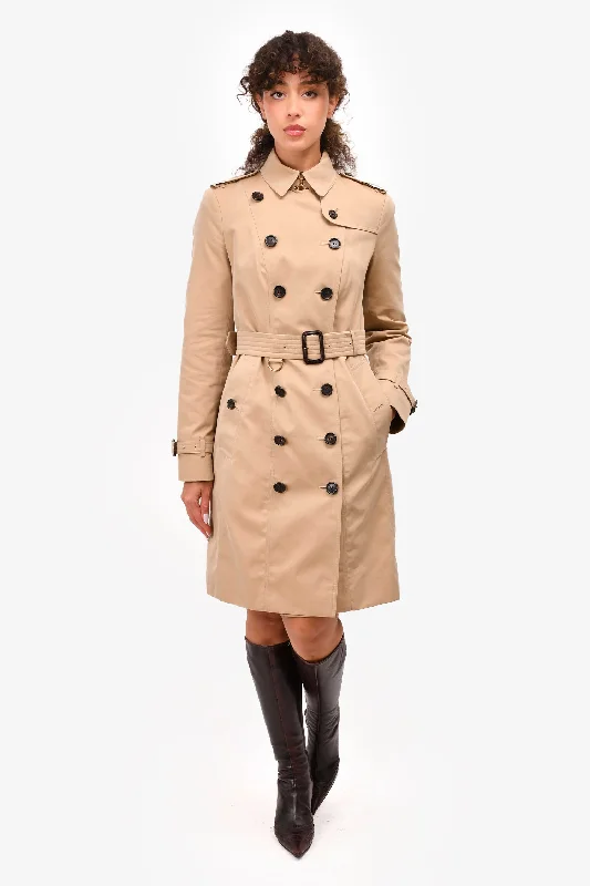 Burberry Beige Short 'Sandringham' Trench Size 6