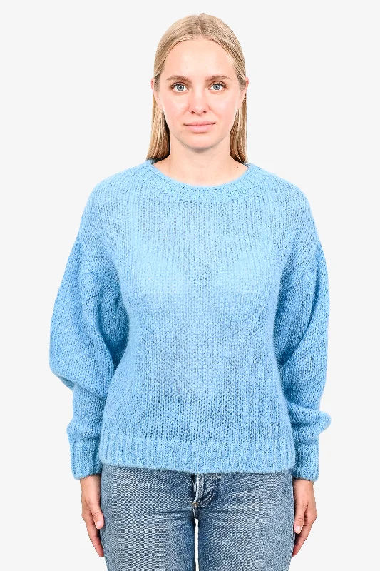 Closed Blue Mohair/Alpaca Knit Sweater Size XS