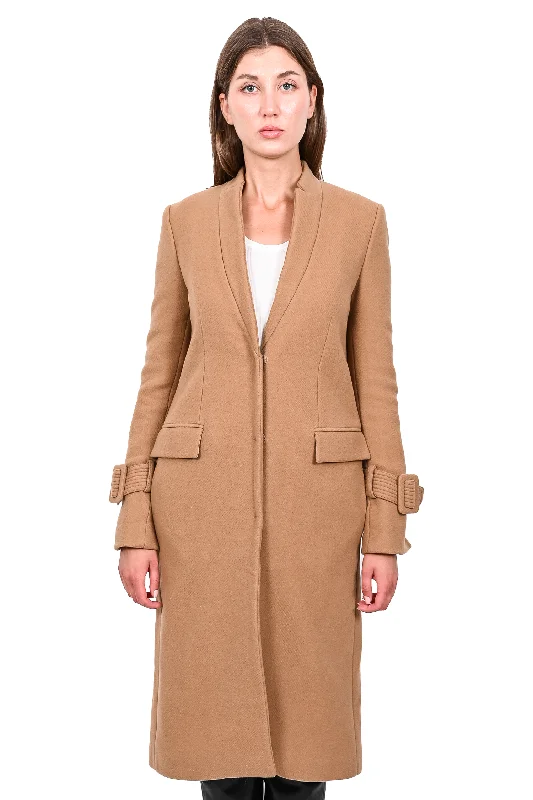 Emilio Pucci Camel Virgin Wool/Cashmere Long Coat Size 42