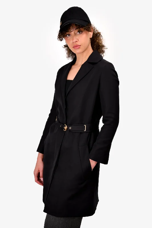 Gucci Black Cotton/Silk Slim Trench Size 40