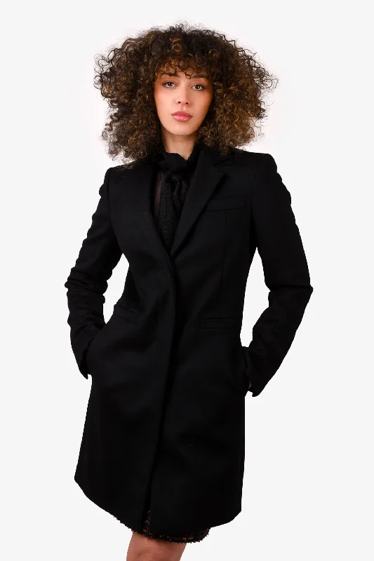 Gucci Black Wool Coat Size 40