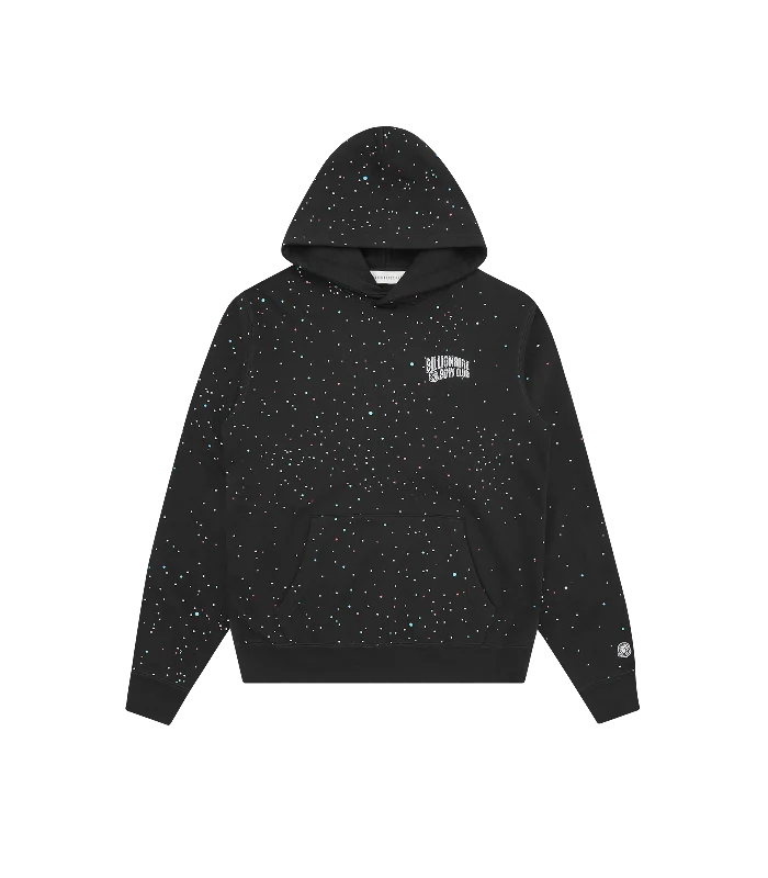 REFLECTIVE SMALL ARCH LOGO POPOVER HOOD - GALAXY