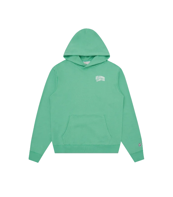 SMALL ARCH LOGO POPOVER HOOD - MINT