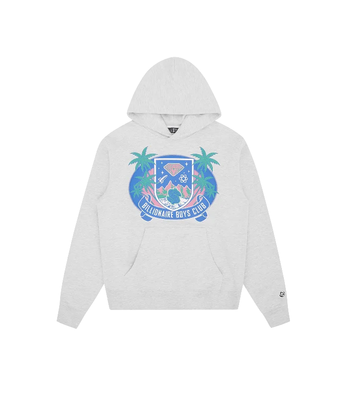 TROPICAL CREST POPOVER HOOD - ASH GREY