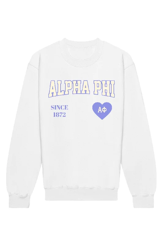 Alpha Phi Candy Crush Crewneck Sweatshirt