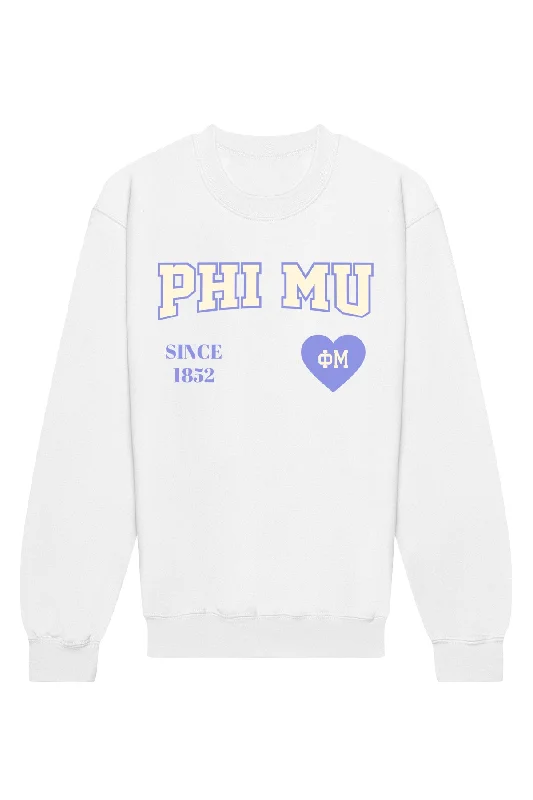 Phi Mu Candy Crush Crewneck Sweatshirt