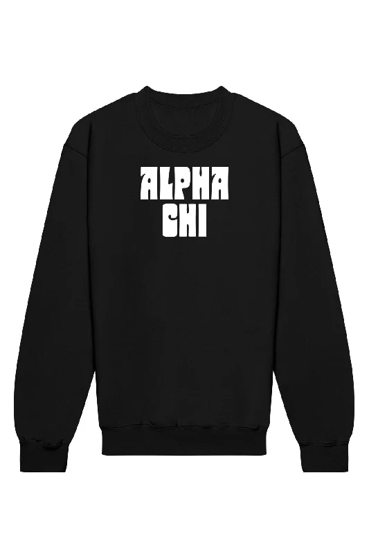 Alpha Chi Omega Bubbly Crewneck Sweatshirt