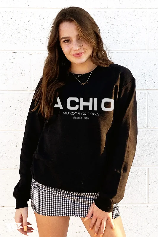 Alpha Chi Omega Groovin' Crewneck