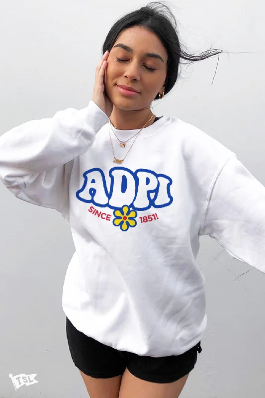 Alpha Delta Pi Funky Crewneck