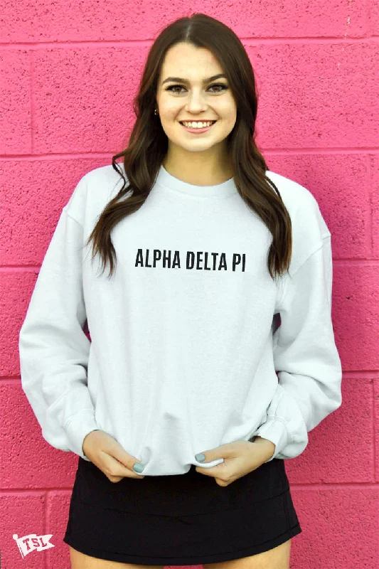 Alpha Delta Pi Warped Crewneck