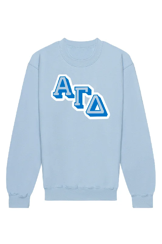 Alpha Gamma Delta Varsity Letters Crewneck