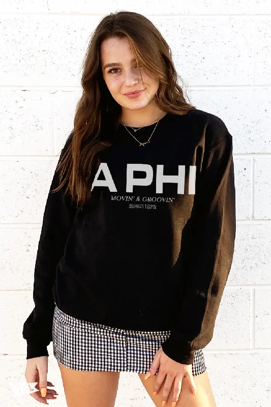 Alpha Phi Groovin' Crewneck