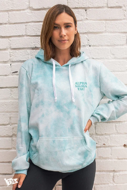 Alpha Sigma Tau Digi-Tie Dye Hoodie