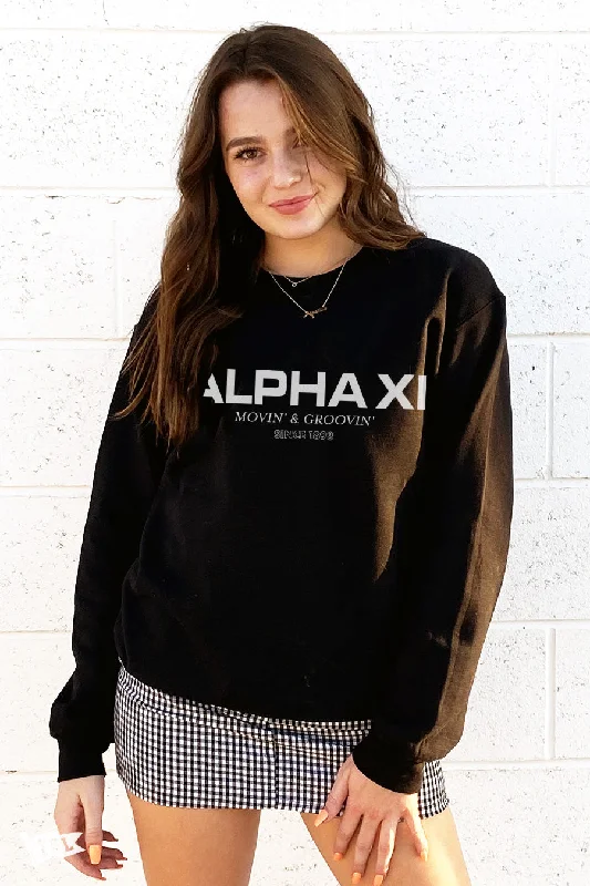 Alpha Xi Delta Groovin' Crewneck