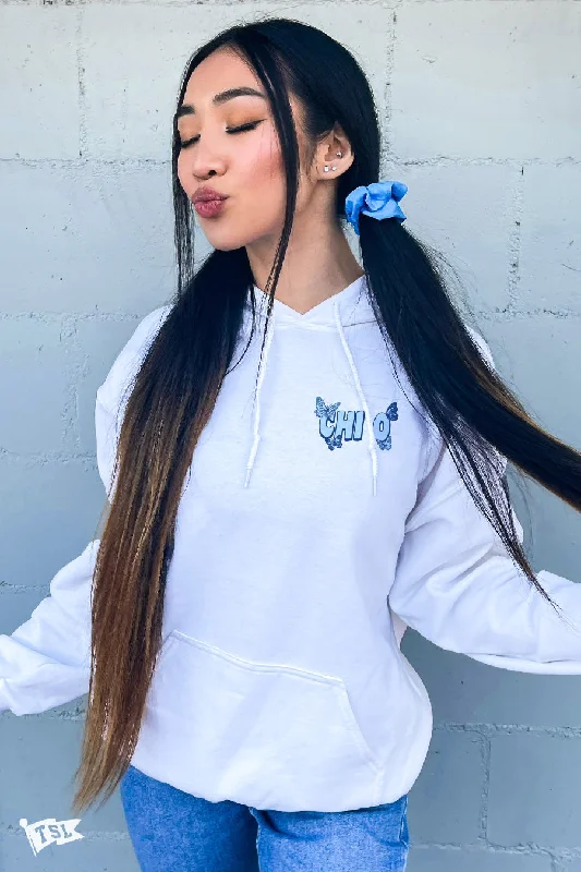 Chi Omega Groovy Butterfly Hoodie