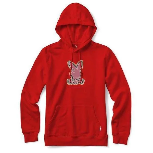 Color Bars x Playboy Tokyo Rabbit Head Hoody Red