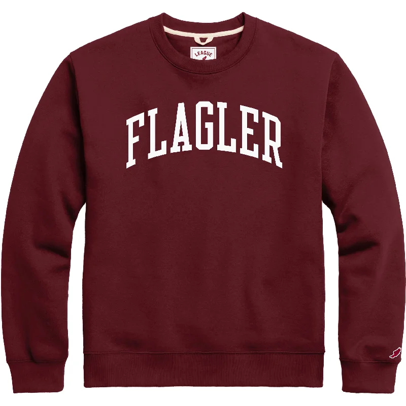 Flagler Arch Essential Crew in Maroon