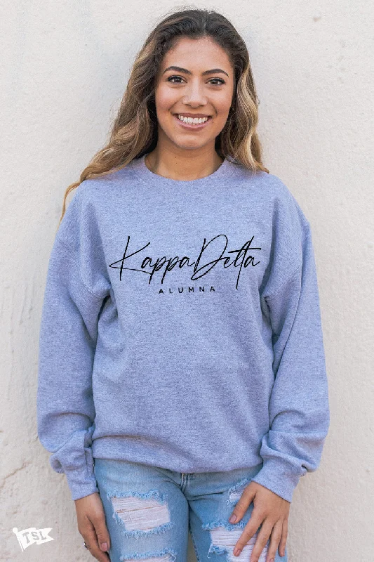 Kappa Delta Alum Script Crewneck