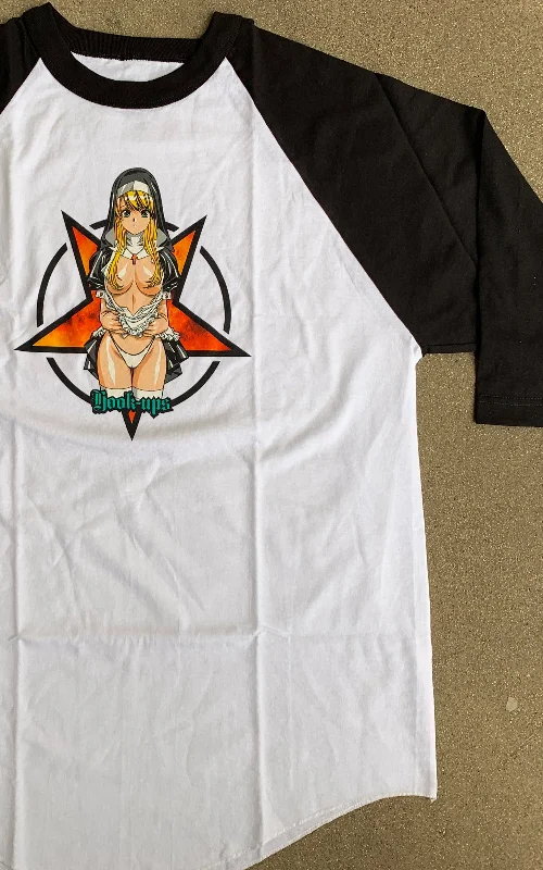 Nun Raglan t-shirt