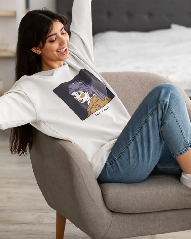 The Girl with a Pearl Earring Crewneck