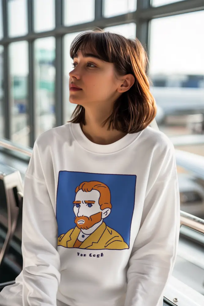 Vincent van Gogh Portrait - Crewneck