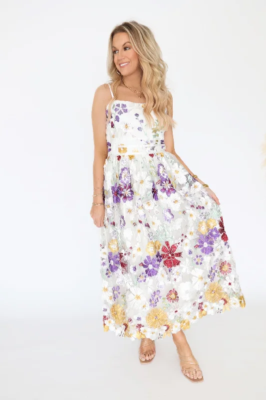 Garden Gate Midi Dress