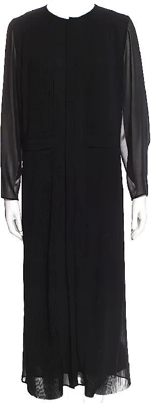 Henrik Vibskov Denmark. Black Crew Neck Long Dress