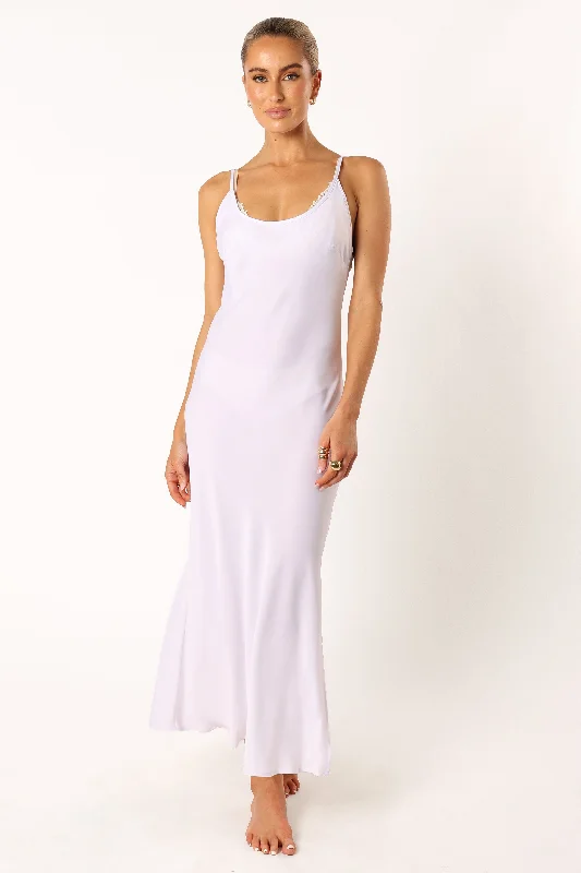 Neroli Maxi Slip - Ivory