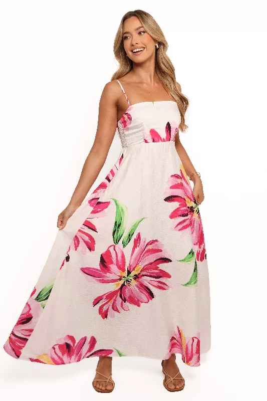 Verity Maxi Dress - Pink Floral